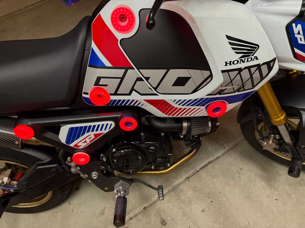 2022-2024 Honda GROM LED Washer Kit - Full Kit